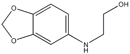 2-[(1,3-Benzodioxol-5-yl)amino]ethanol Struktur