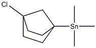 1-Trimethylstannyl-4-chlorobicyclo[2.2.1]heptane Struktur