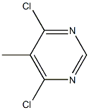 5-Methyl-4,6-dichloropyrimidine Struktur