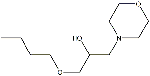 1-Morpholino-3-butoxy-2-propanol Struktur