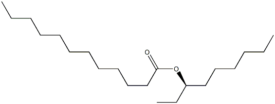 (+)-Lauric acid [(R)-nonane-3-yl] ester Struktur