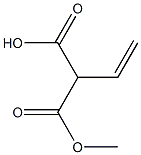 Vinylmalonic acid hydrogen 1-methyl ester Struktur