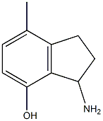 3-Amino-2,3-dihydro-7-methyl-1H-inden-4-ol Struktur