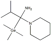 1-(Trimethylgermyl)-1-piperidino-2-methylpropan-1-amine Struktur