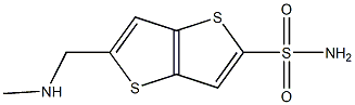 5-[[Methylamino]methyl]thieno[3,2-b]thiophene-2-sulfonamide Struktur