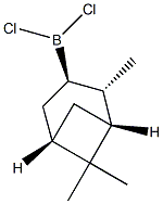 [(1R,2S,3R,5R)-2,6,6-Trimethylbicyclo[3.1.1]heptane-3-yl]dichloroboron Struktur