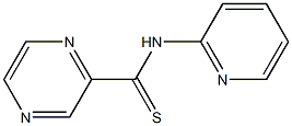 N-(2-Pyridinyl)pyrazine-2-carbothioamide Struktur