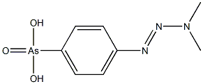 4-(Dimethylaminoazo)phenylarsonic acid Struktur