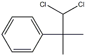 (1,1-Dimethyl-2,2-dichloroethyl)benzene Struktur