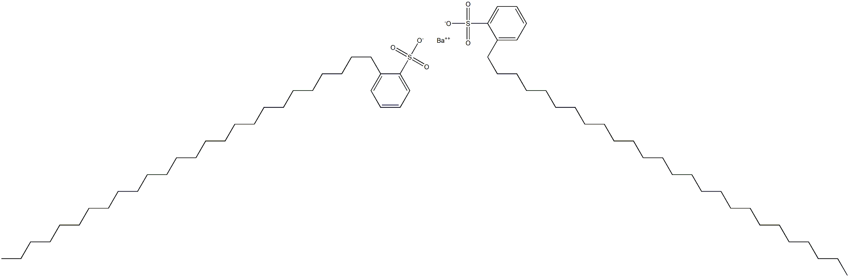 Bis(2-hexacosylbenzenesulfonic acid)barium salt Struktur