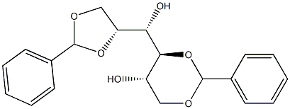 1-O,2-O:4-O,6-O-Dibenzylidene-L-glucitol Struktur