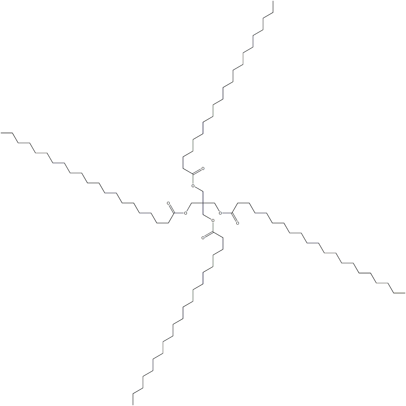 2,2-Bis[(1-oxohenicosyloxy)methyl]-1,3-propanediol dihenicosanoate Struktur