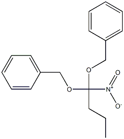 1-Nitrobutyraldehyde dibenzyl acetal Struktur