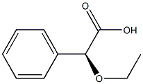 [S,(+)]-Ethoxyphenylacetic acid Struktur