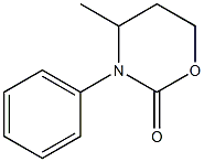 4-Methyl-3-phenyltetrahydro-2H-1,3-oxazin-2-one Struktur