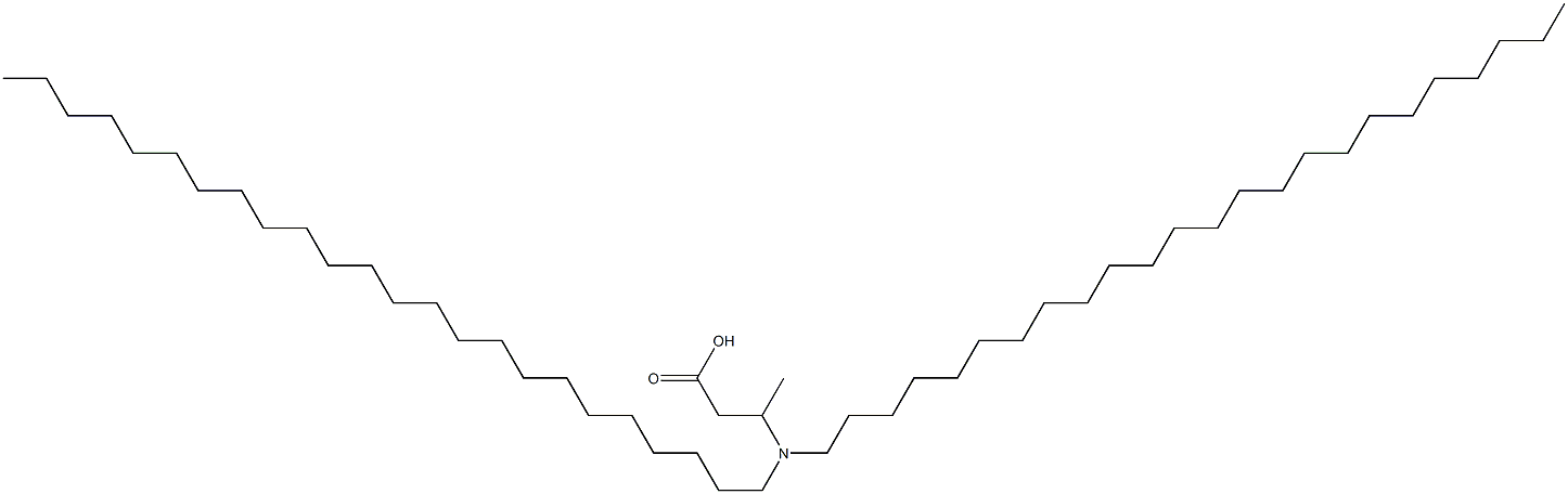 3-(Ditetracosylamino)butyric acid Struktur