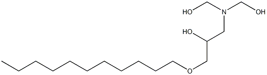 1-[Bis(hydroxymethyl)amino]-3-undecyloxy-2-propanol Struktur