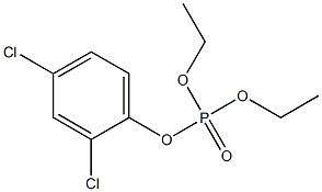 Phosphoric acid diethyl 2,4-dichlorophenyl ester Struktur