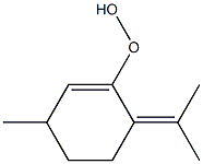 p-Mentha-2,4(8)-dien-3-yl hydroperoxide Struktur