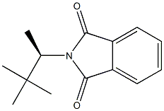 (-)-N-[(R)-1,2,2-Trimethylpropyl]phthalimide Struktur