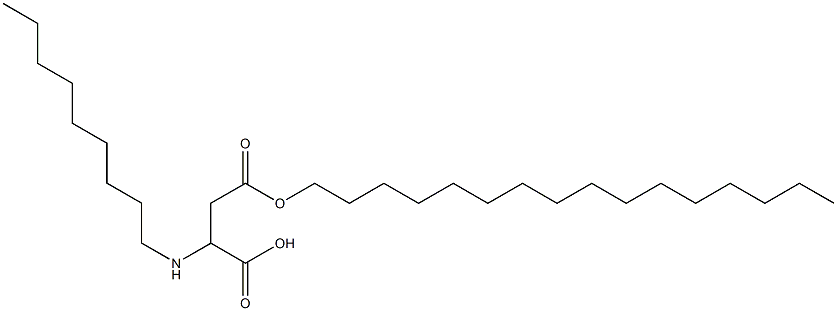 2-Nonylamino-3-(hexadecyloxycarbonyl)propionic acid Struktur