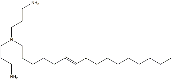 N,N-Bis(3-aminopropyl)-6-hexadecen-1-amine Struktur