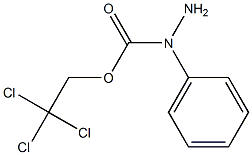 N2-Phenylcarbazic acid (2,2,2-trichloroethyl) ester Struktur