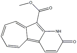 1,2-Dihydro-2-oxoazuleno[2,1-b]pyridine-10-carboxylic acid methyl ester Struktur