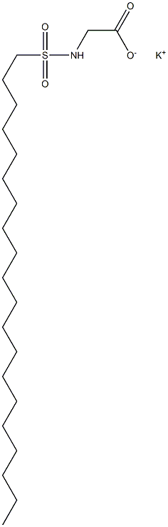 N-Icosylsulfonylglycine potassium salt Struktur