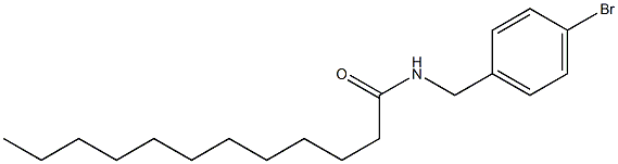 N-(4-Bromobenzyl)dodecanamide Struktur