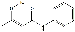 N-(3-Sodiooxycrotonoyl)aniline Struktur