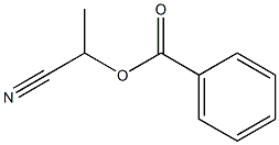 Benzoic acid 1-cyanoethyl ester Struktur