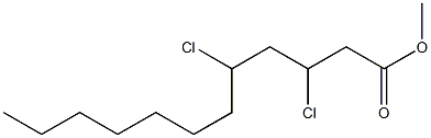 3,5-Dichlorolauric acid methyl ester Struktur