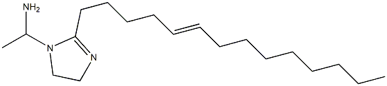 1-(1-Aminoethyl)-2-(5-tetradecenyl)-2-imidazoline Struktur