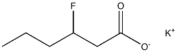 3-Fluorocaproic acid potassium salt Struktur