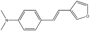 3-(4-(Dimethylamino)styryl)furan Struktur