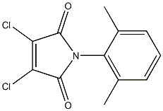 2,5-Dihydro-3,4-dichloro-1-(2,6-dimethylphenyl)-1H-pyrrole-2,5-dione Struktur