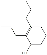 2,3-Dipropyl-2-cyclohexen-1-ol Struktur