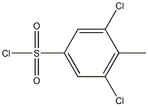 3,5-Dichloro-4-methylbenzenesulfonyl chloride Struktur