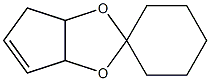 3a,6a-Dihydrospiro[4H-cyclopenta-1,3-dioxole-2,1'-cyclohexane] Struktur