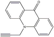 10-(2-Propynyl)acridine-9(10H)-one Struktur