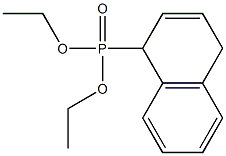 [(1,4-Dihydronaphthalen)-1-yl]phosphonic acid diethyl ester Struktur