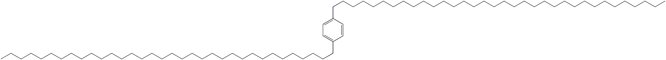 1,4-Di(tetratriacontan-1-yl)benzene Struktur