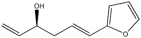 (1S)-1-Ethenyl-4-(2-furanyl)-3-buten-1-ol Struktur