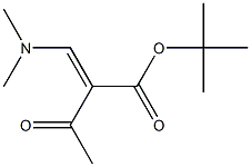 2-[(Dimethylamino)methylene]-3-oxobutyric acid tert-butyl ester Struktur