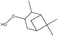 2,6,6-Trimethylbicyclo[3.1.1]heptan-3-yl hydroperoxide Struktur