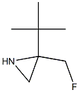 2-tert-Butyl-2-(fluoromethyl)aziridine Struktur