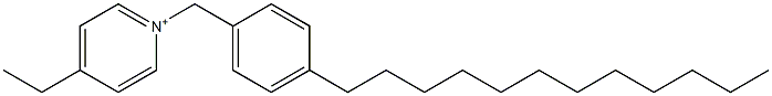 1-(4-Dodecylbenzyl)-4-ethylpyridinium Struktur