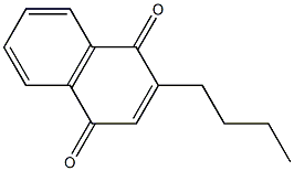 2-Butyl-1,4-naphthoquinone Struktur