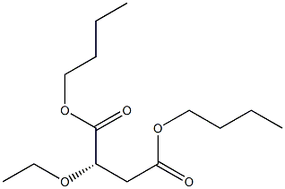 [S,(-)]-Ethoxysuccinic acid dibutyl ester Struktur